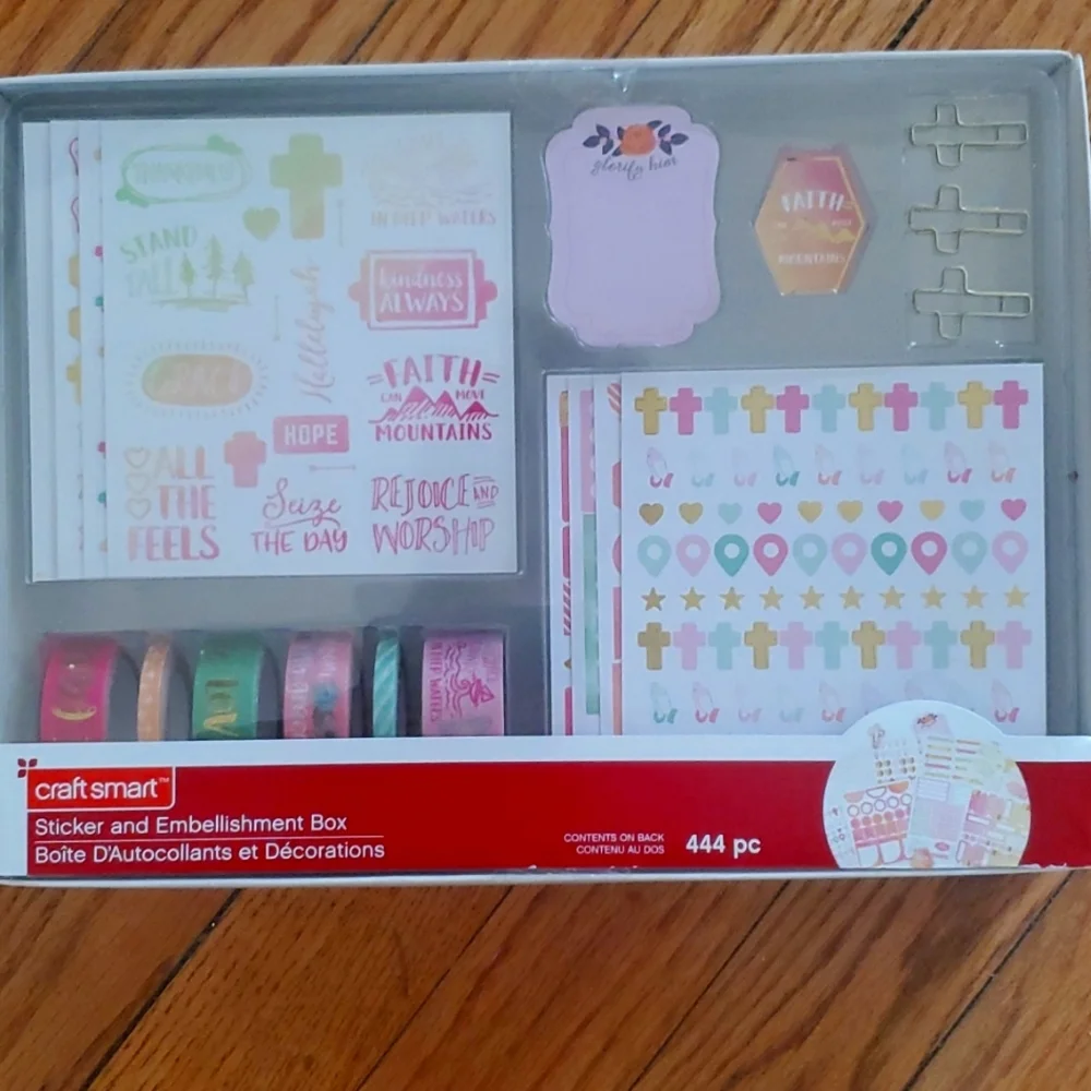 Craft smart. Daily planner embellishment box.